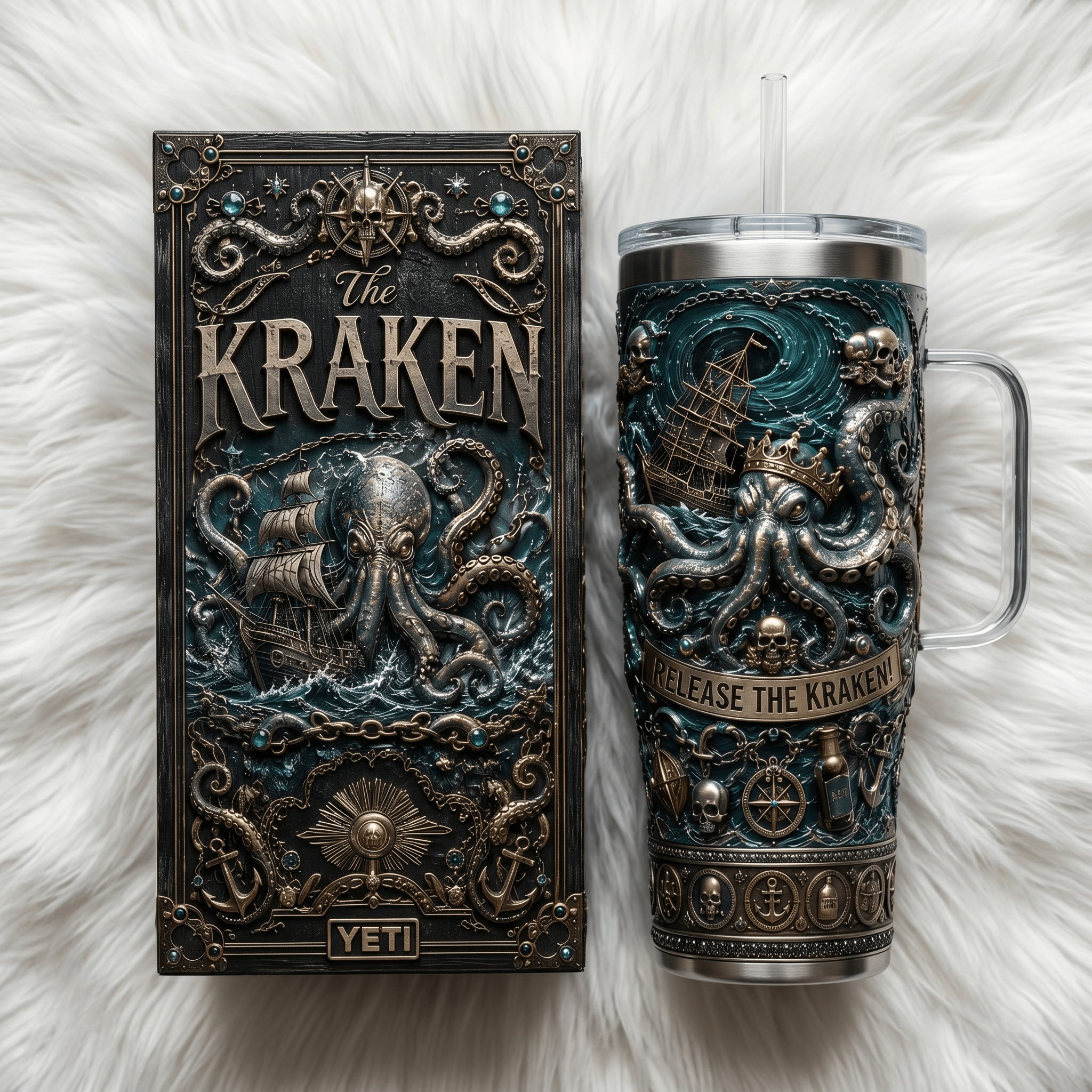 Premium KRK 40oz Tumbler With Handle TNSM