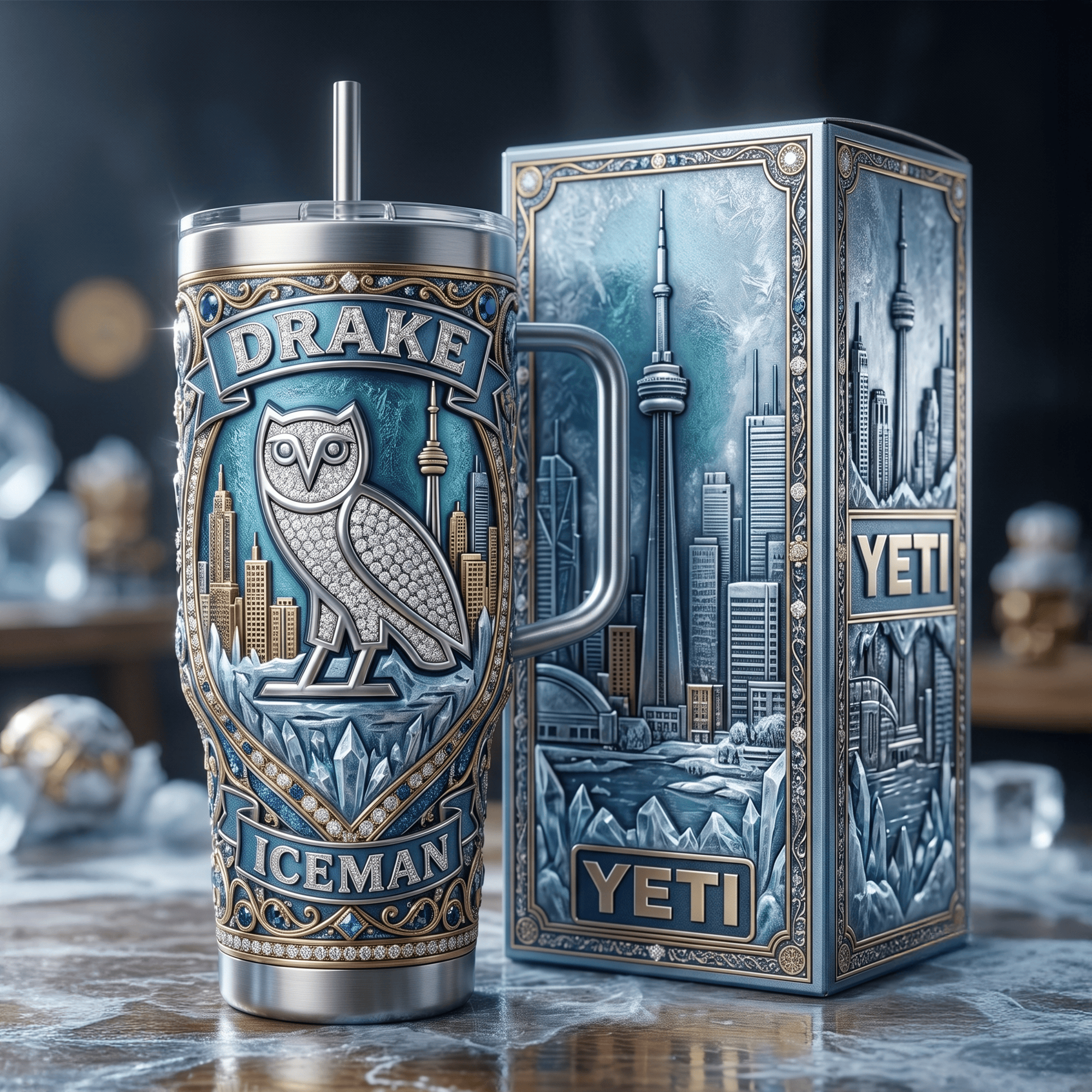 DRK 40oz Tumbler With Handle LNTH