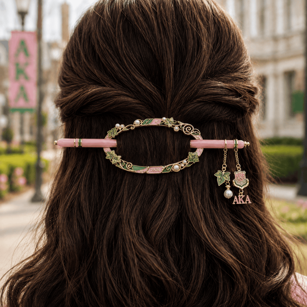 AKA Premium Embellished Hair Clip