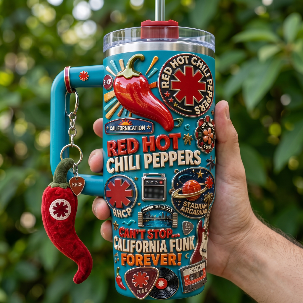 RHCP 40oz Tumbler With Handle HTTT