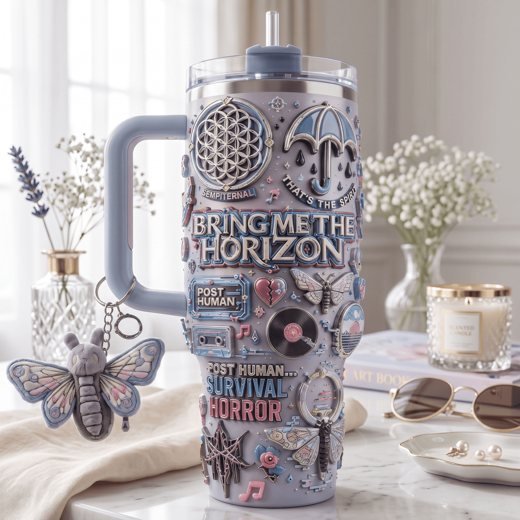 BMTH 40oz Tumbler With Handle HTTT