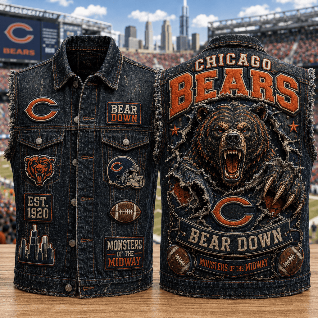 CCB PREMIUM DENIM VEST LNTH
