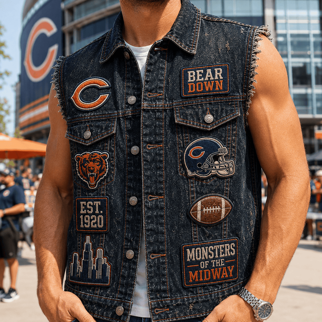 CCB PREMIUM DENIM VEST LNTH