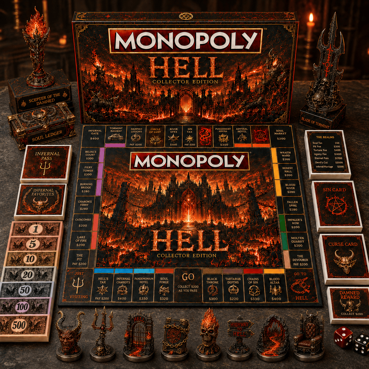 Premium HELL Board Game NHVH