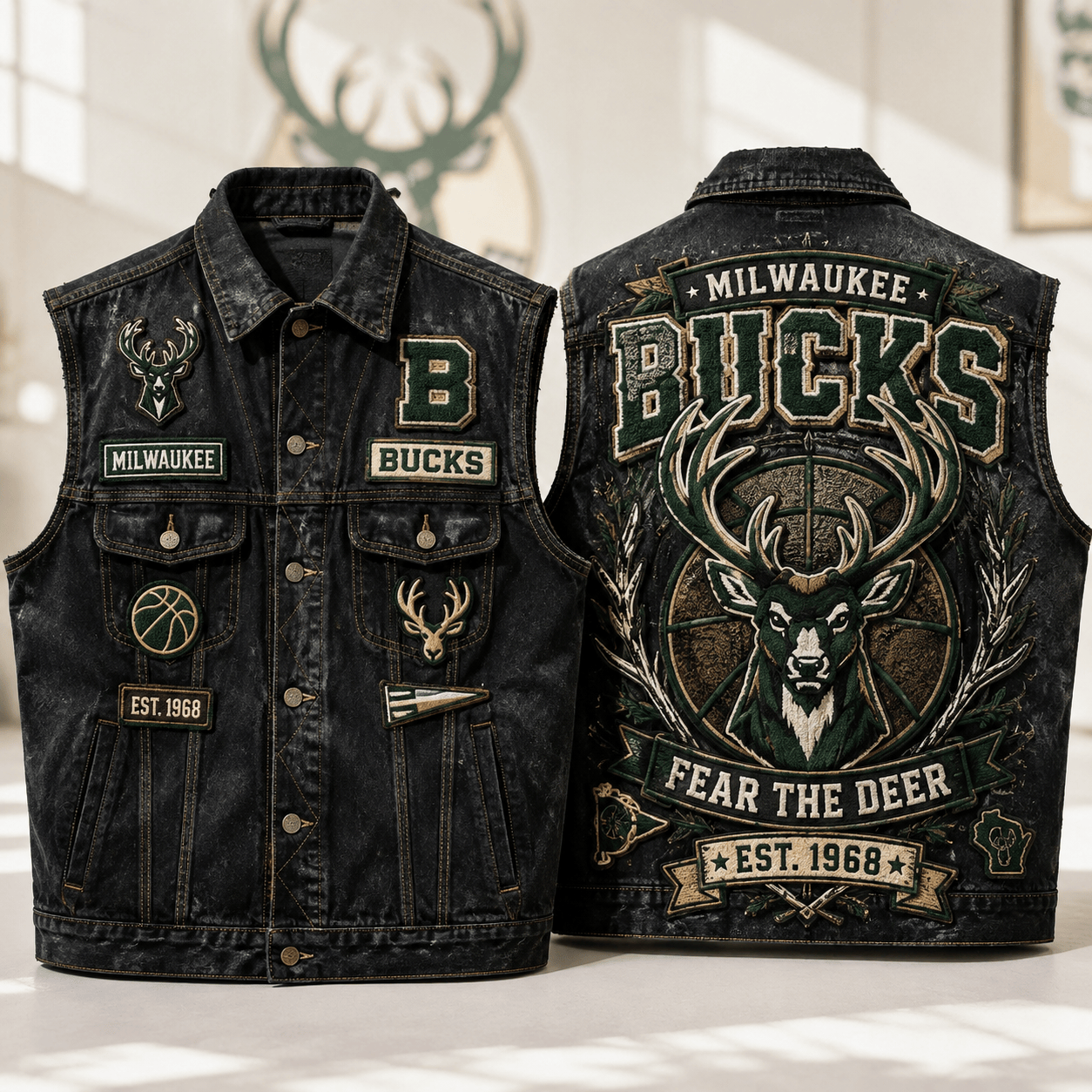 MLKBB PREMIUM DENIM VEST NVH