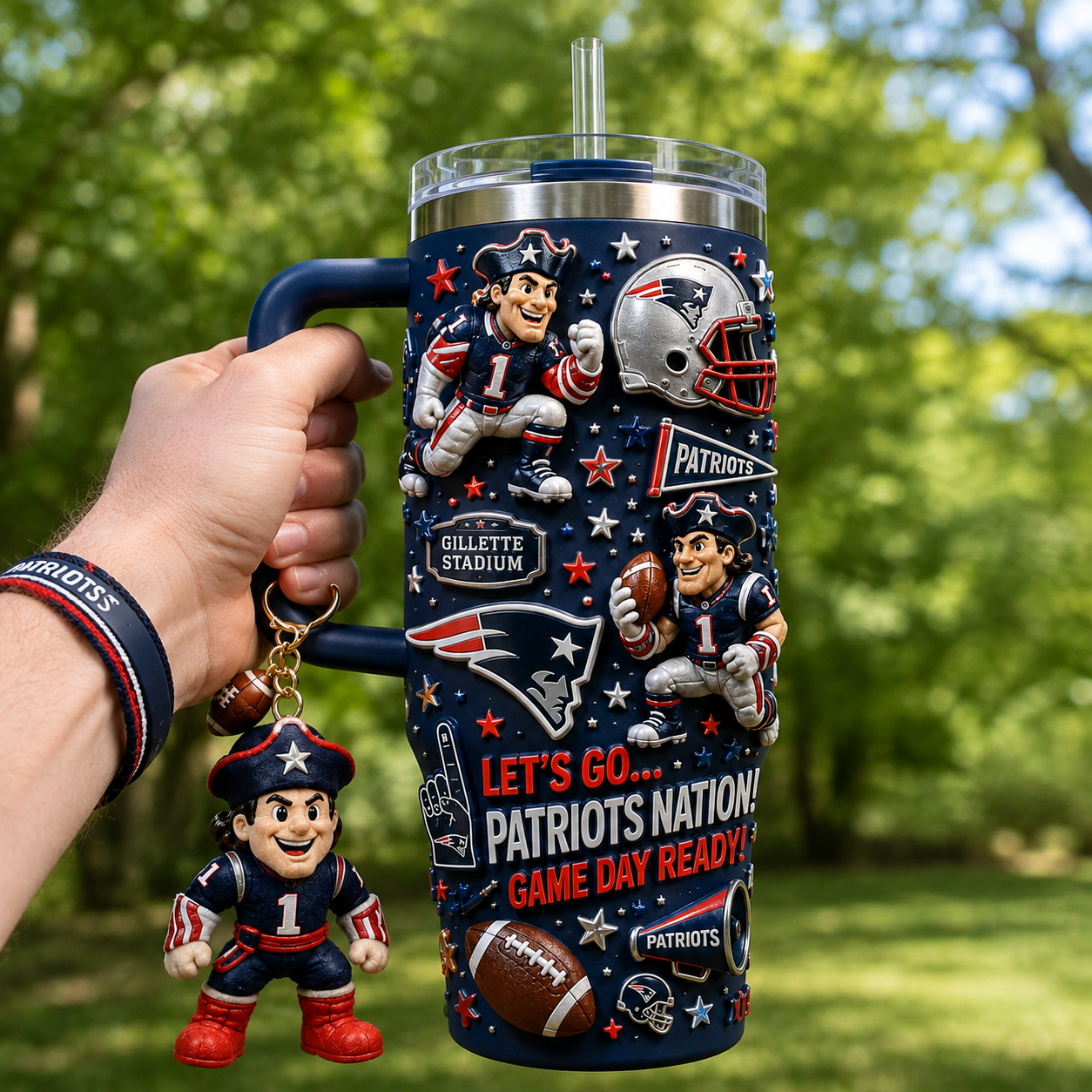 NEP 40oz Tumbler With Handle DNBN