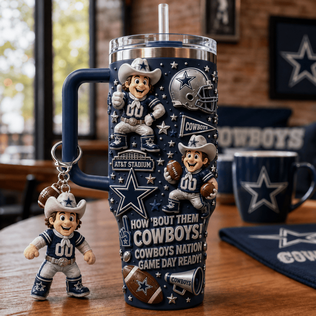 DLCB 40oz Tumbler With Handle DNBN