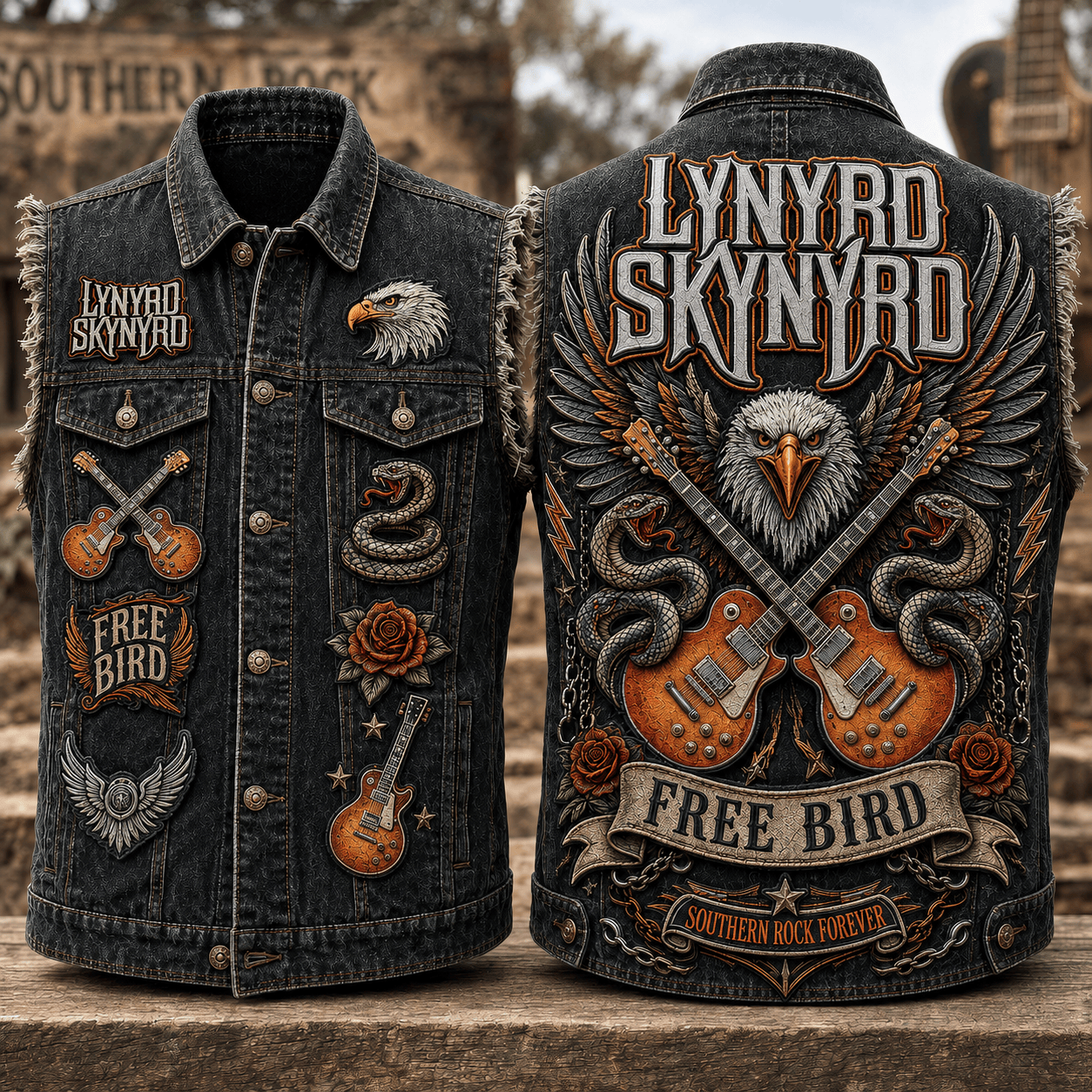 LNSN PREMIUM DENIM VEST TTNL