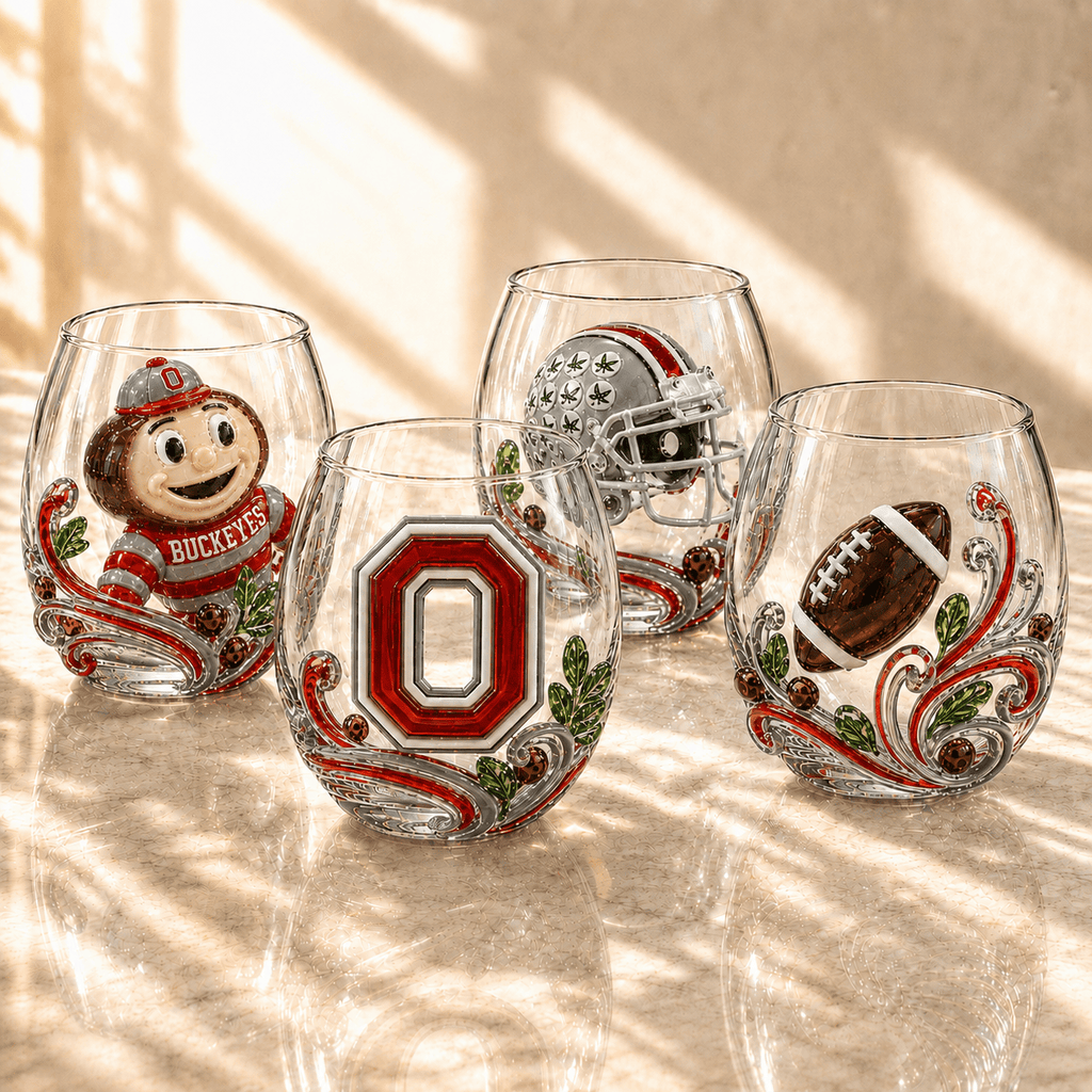 OSB Stemless Glass Cup Set TMH