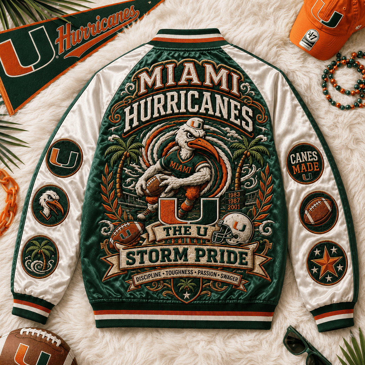 PREMIUM MHC SATIN BASEBALL JACKET PDL