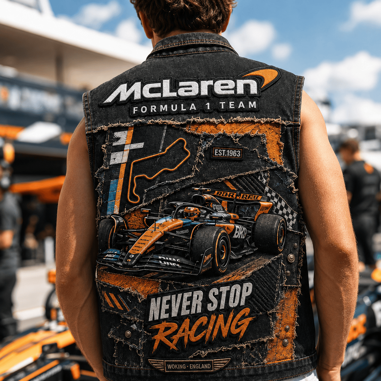 MCL PREMIUM DENIM VEST NVH