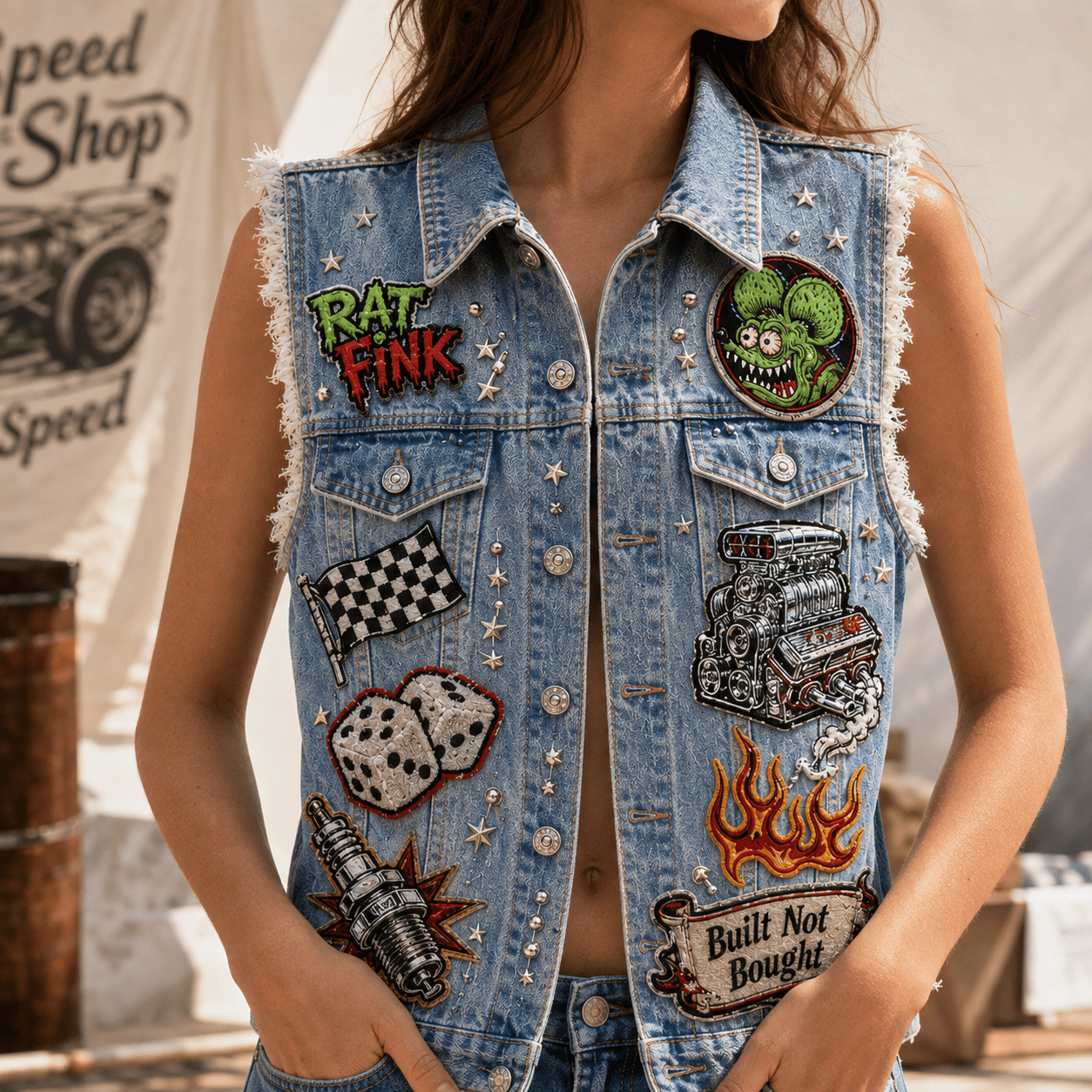 RFK PREMIUM DENIM VEST HQH