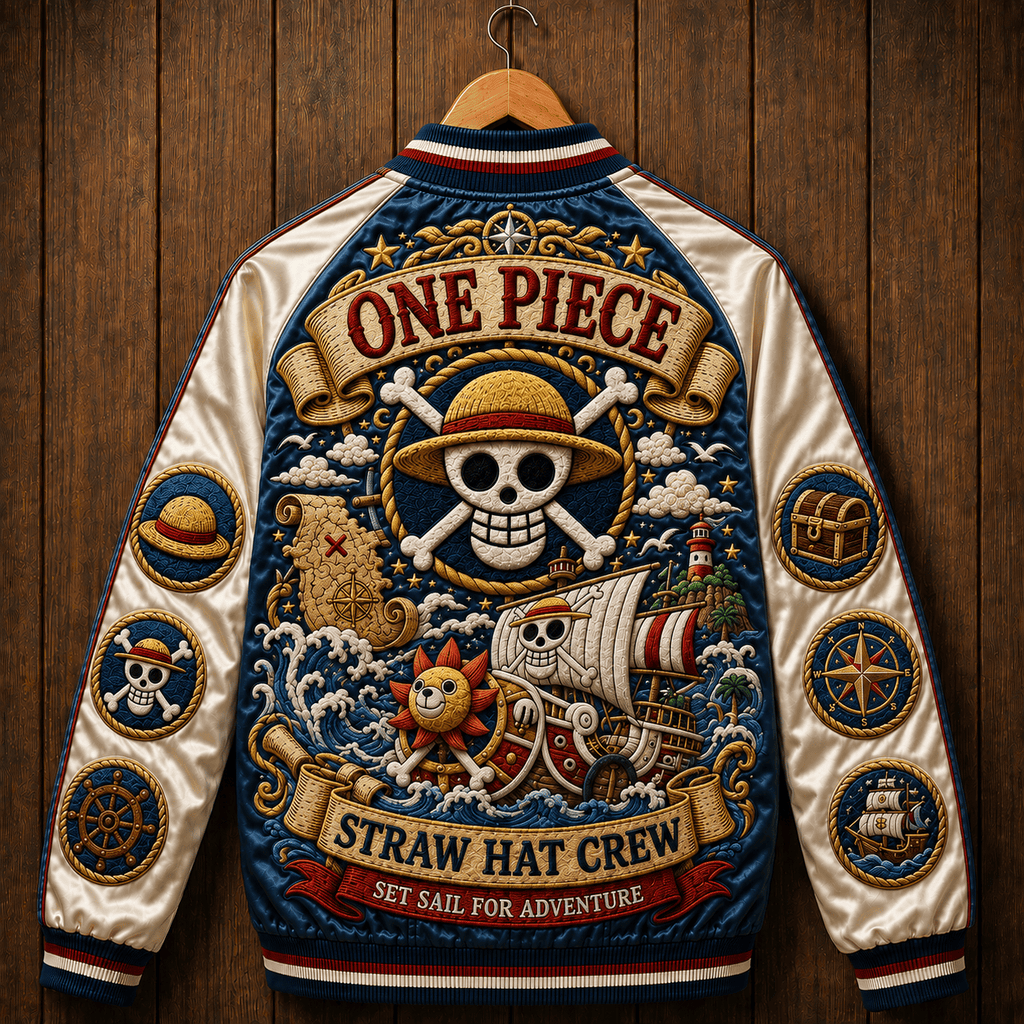 PREMIUM OPN SATIN BASEBALL JACKET NTNA