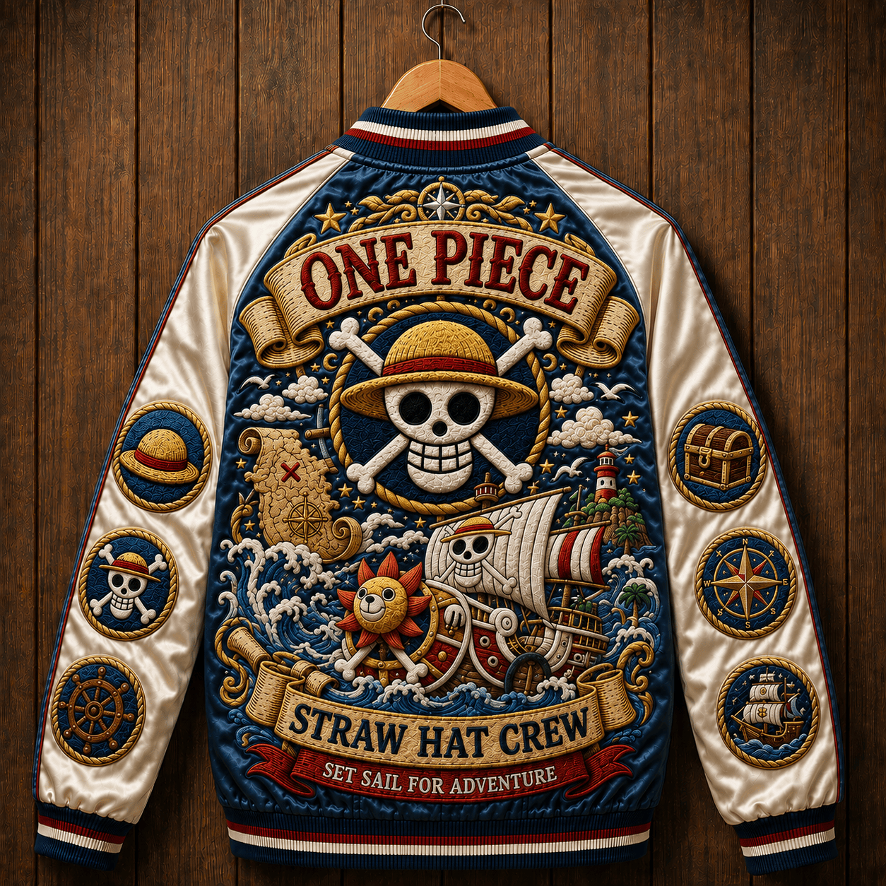 PREMIUM OPN SATIN BASEBALL JACKET NTNA