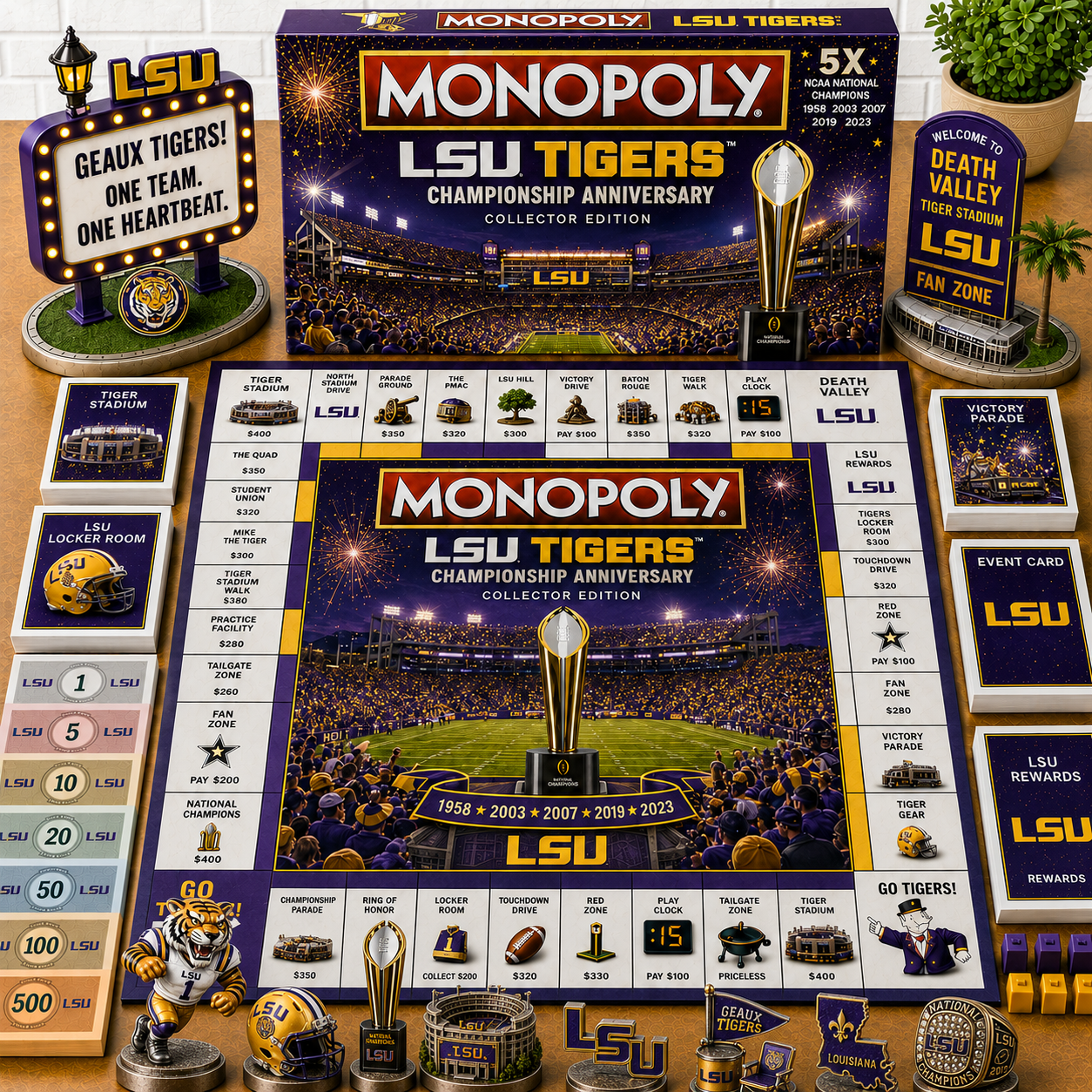 Premium LSU Board Game TTTT