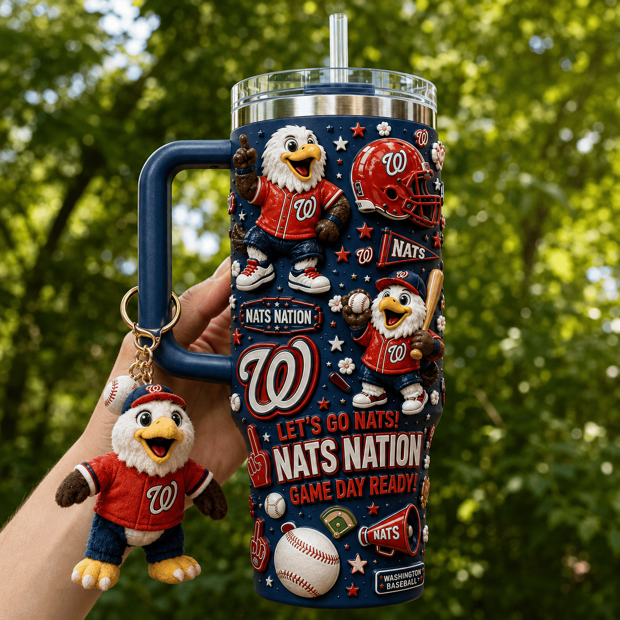 WNT 40oz Tumbler With Handle DNBN