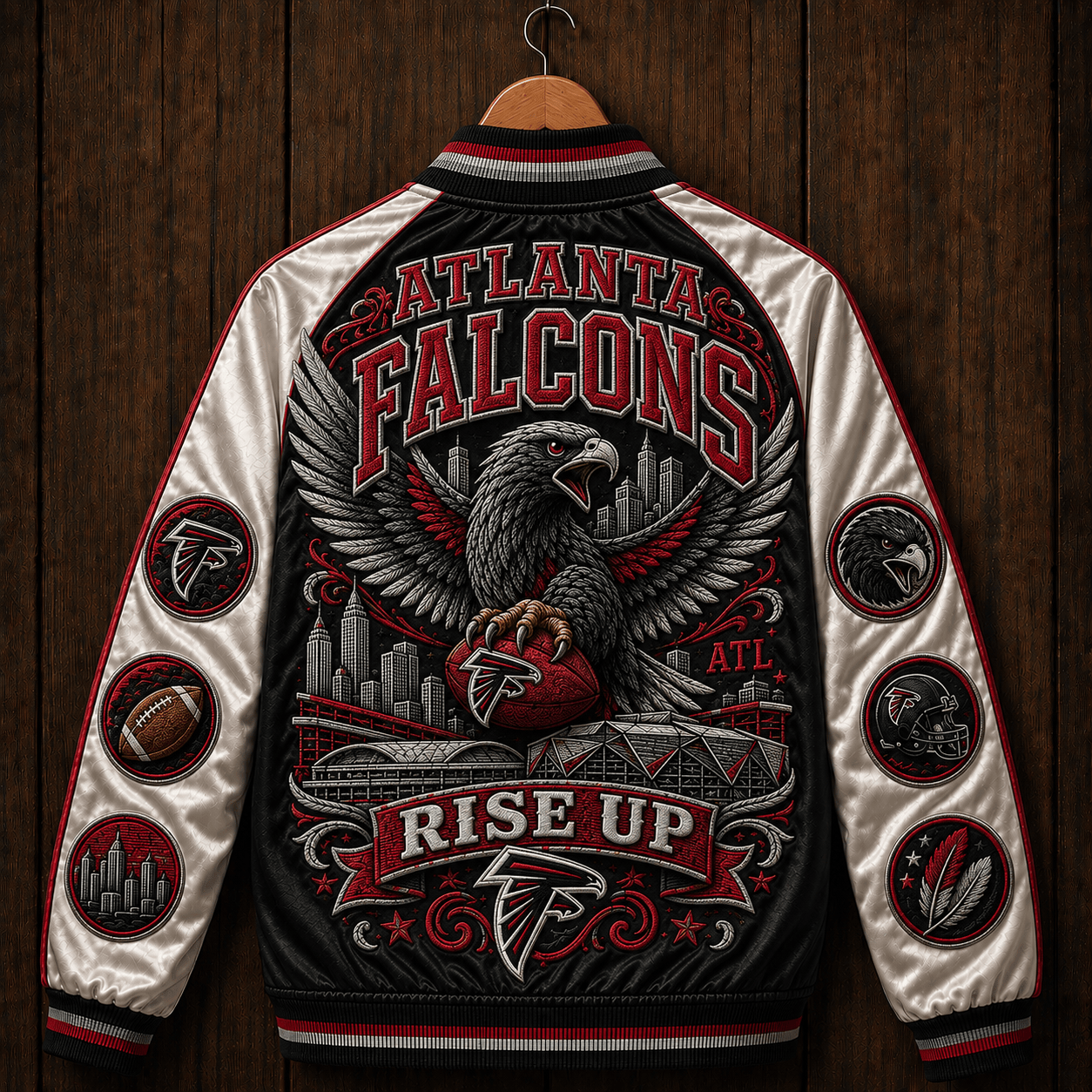 PREMIUM ATF SATIN BASEBALL JACKET PDL