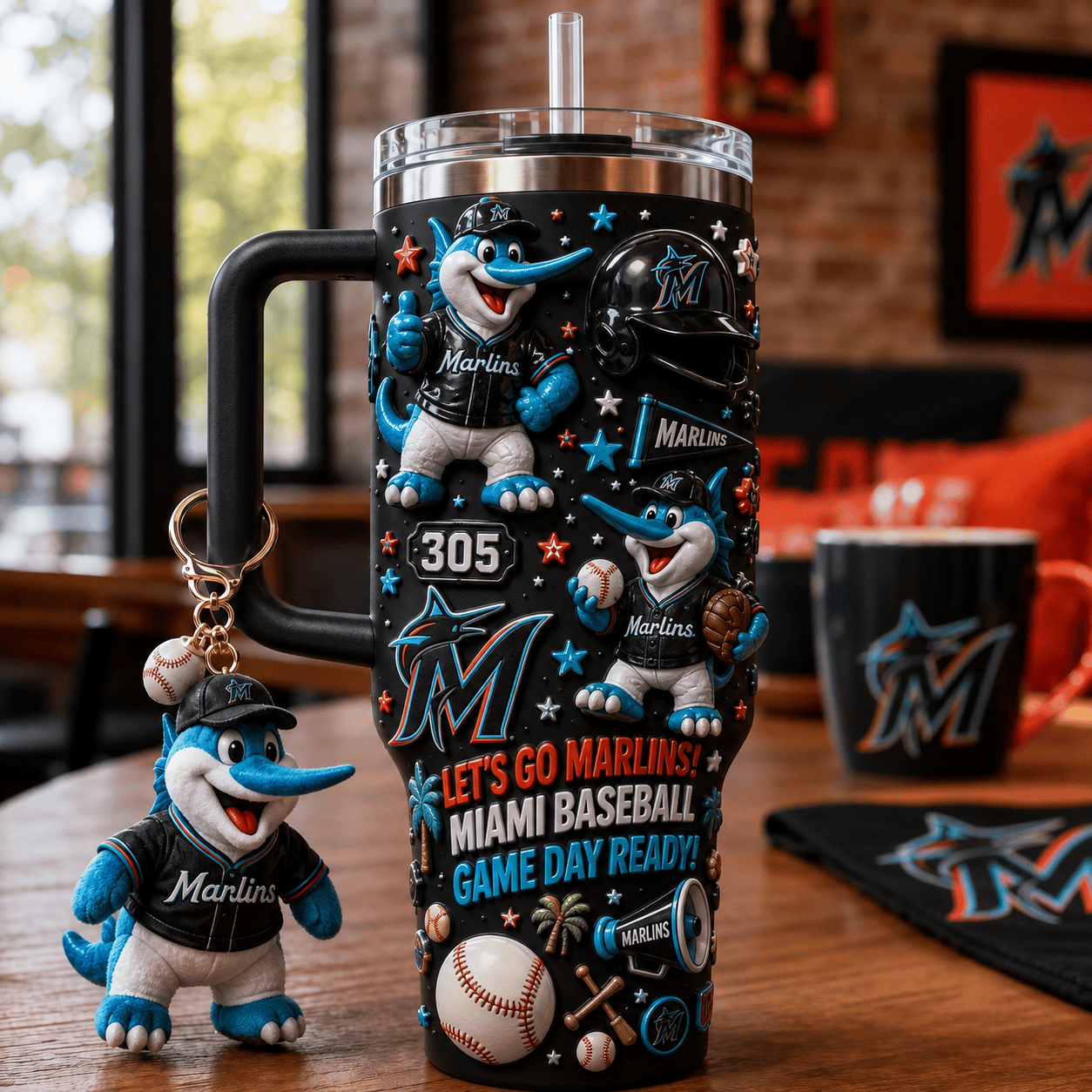 MMA 40oz Tumbler With Handle DNBN
