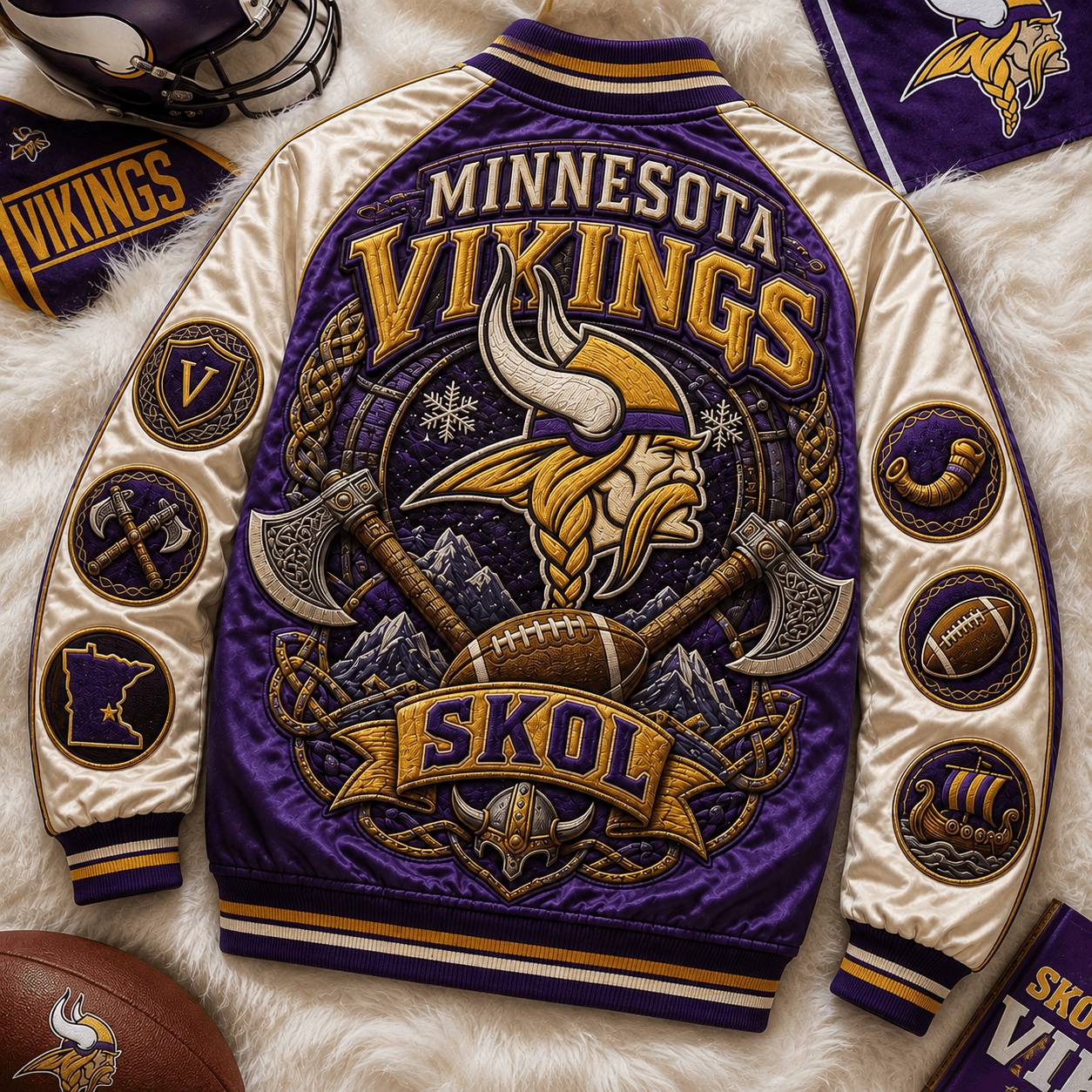 PREMIUM MNV SATIN BASEBALL JACKET PDL