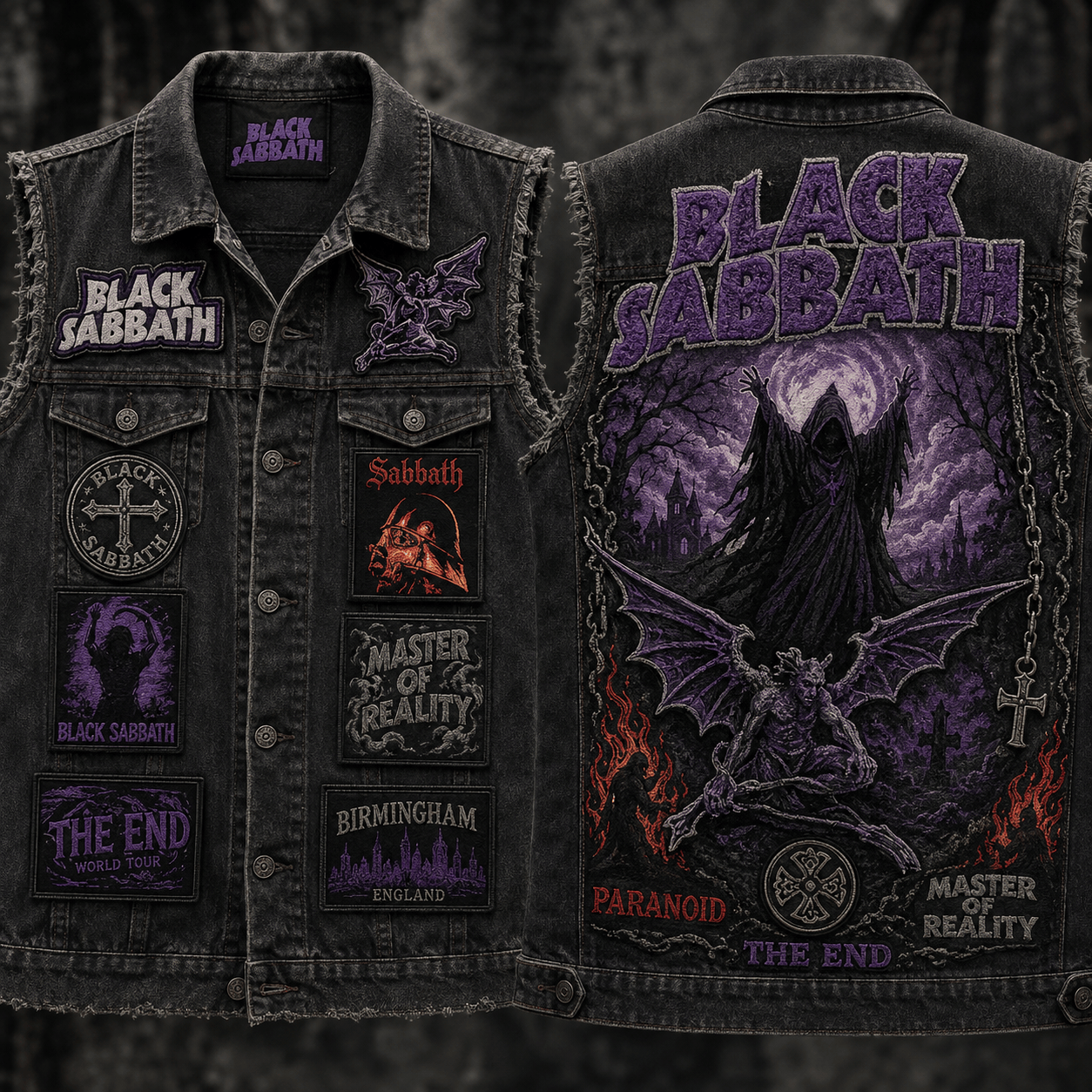 BLST PREMIUM DENIM VEST NVH