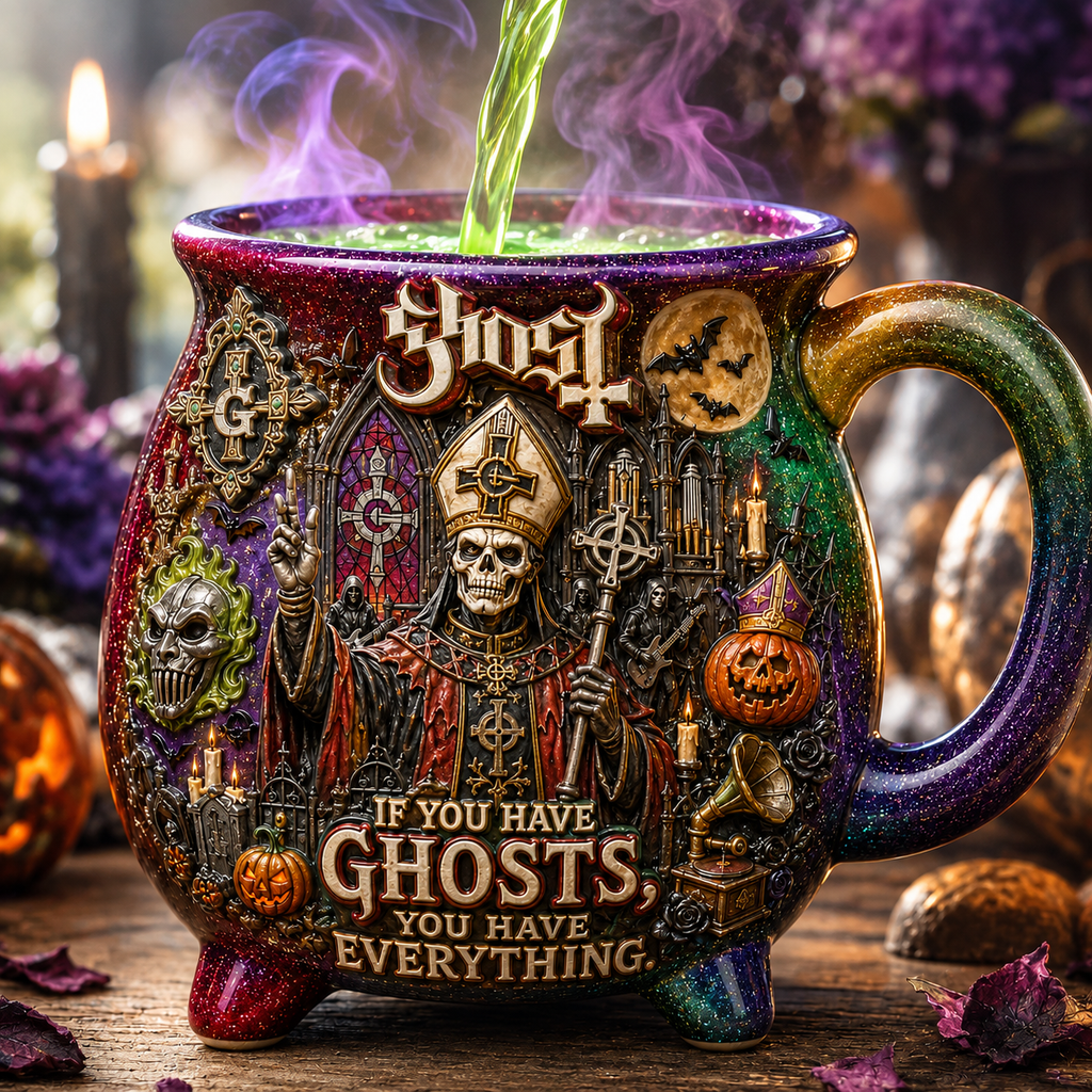 Premium GHB Witch Cauldron Mug TTNL