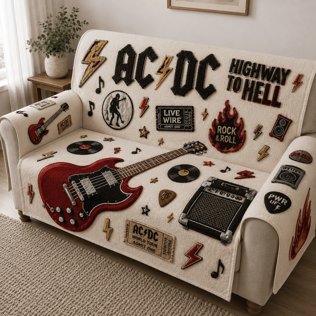 ACD Tufted Sofa Cover & Pillow Set DNBN
