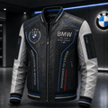 Premium BW Leather Zipper Jacket TNSM