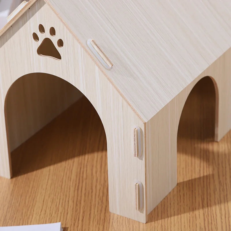 Best-selling oversized wooden guinea pig and small