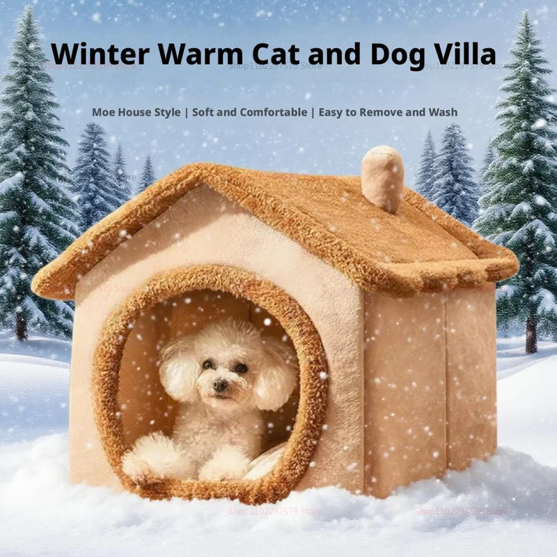 Enclosed Cat Kennel with Dirt-Resistant Material Detachable